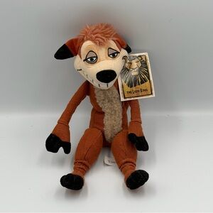 Disney Store The Lion King Broadway Musical Timon Beanbag Plush 8” Retired NWT